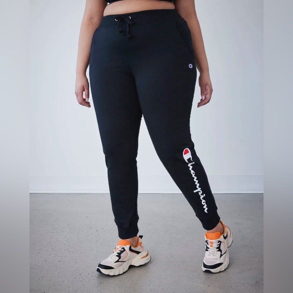 Champion Powerblend Graphic Joggers Script Logo